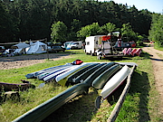 Boote im Müritz-Nationalpark