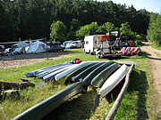 Boote im Müritz-Nationalpark